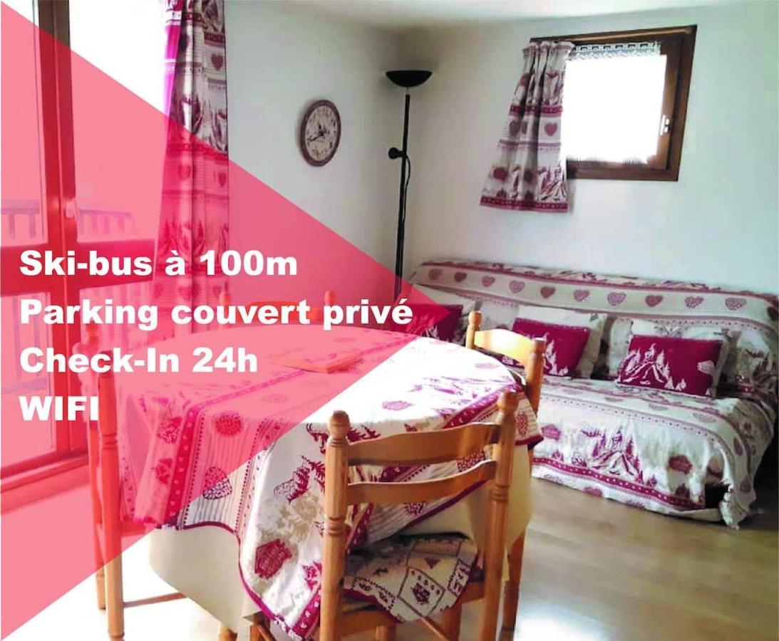 RED APPLE CARROZ Duplex de charme WIFI Parking Balcon TV Ski-Bus Les Carroz d'Arâches Exterior foto