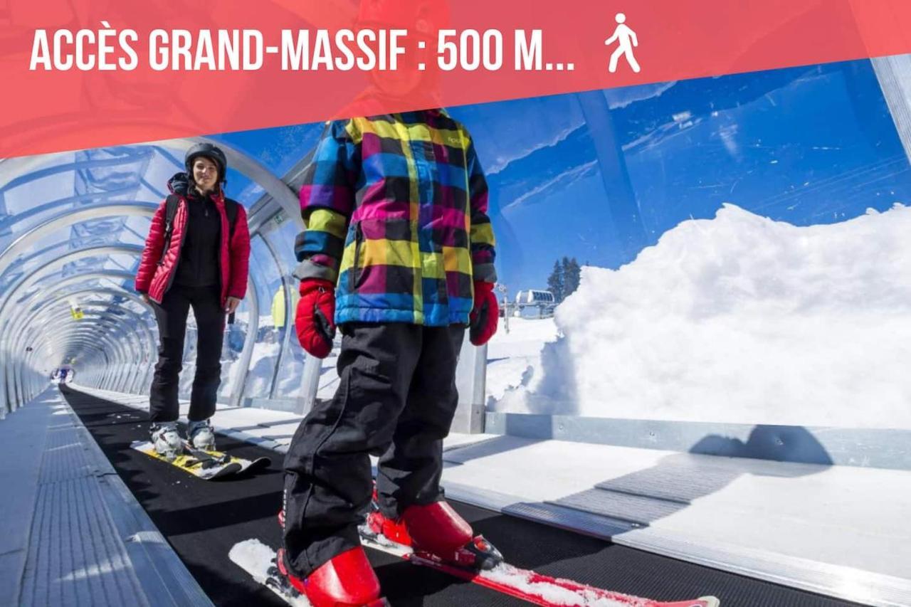 RED APPLE CARROZ Duplex de charme WIFI Parking Balcon TV Ski-Bus Les Carroz d'Arâches Exterior foto